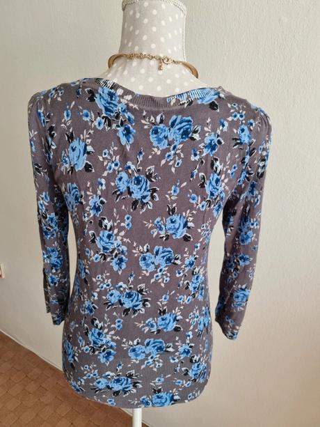 Modro sivý svetrík orsay veľ. s, orsay,s