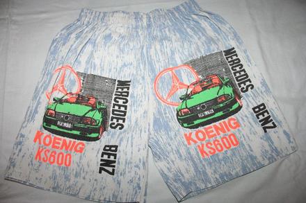 Chlapčenské bledomodré šortky, 134