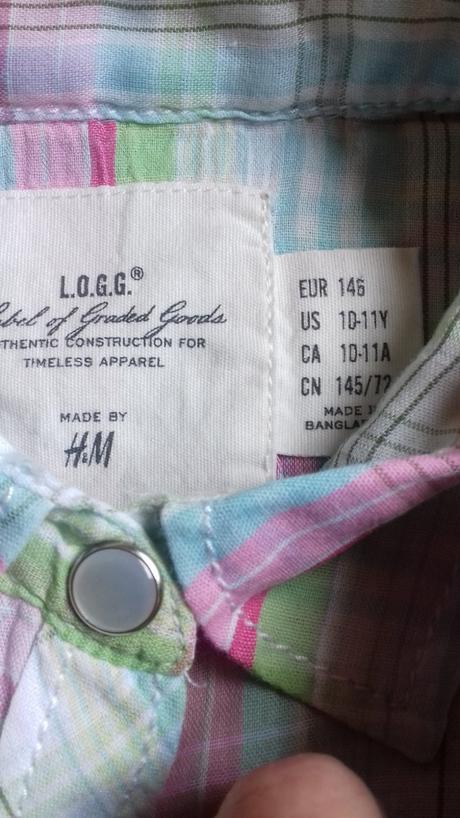 Letná košeľa, h&m,146