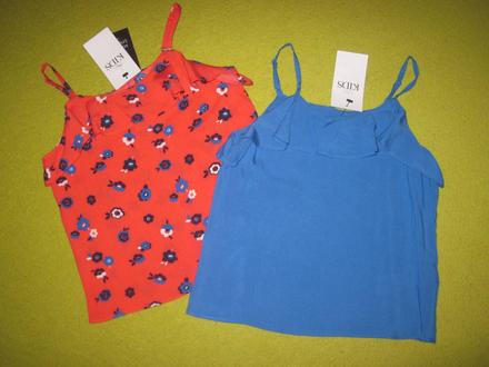 Letné červené tielko - nenosene, marks & spencer,122