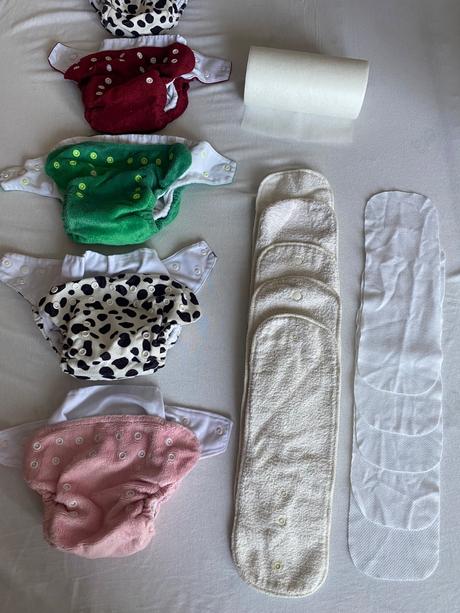 Látkové plienky, 4 kg - 9 kg