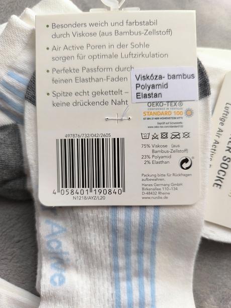 Priedušné bambusové ponožky, nízke, 39-42, 39 / 40 / 42