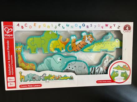 Hape 3d puzzle zvieratka, 