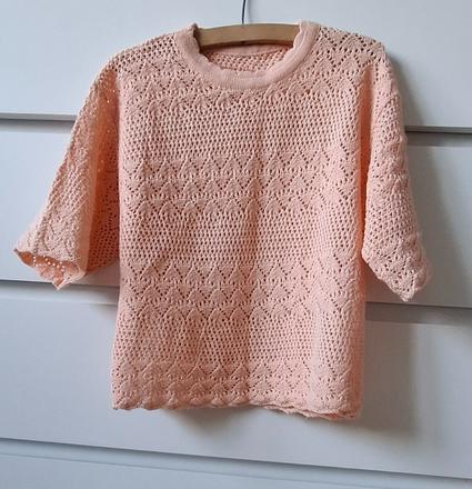 Háčkovaný pulóvrik, m