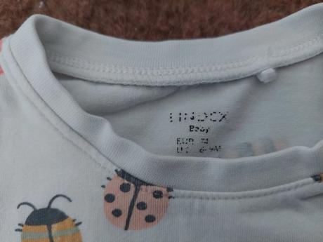 Letné tričko brouci lindex veľ.74, lindex,74