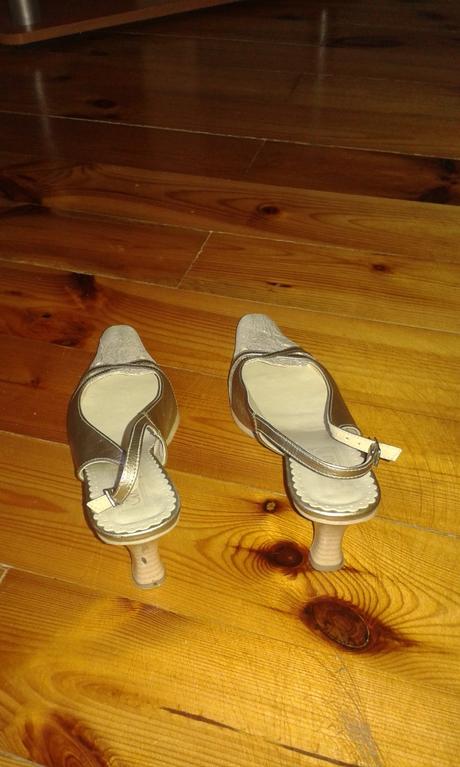 Zlaté lodičky/sandálky, 39
