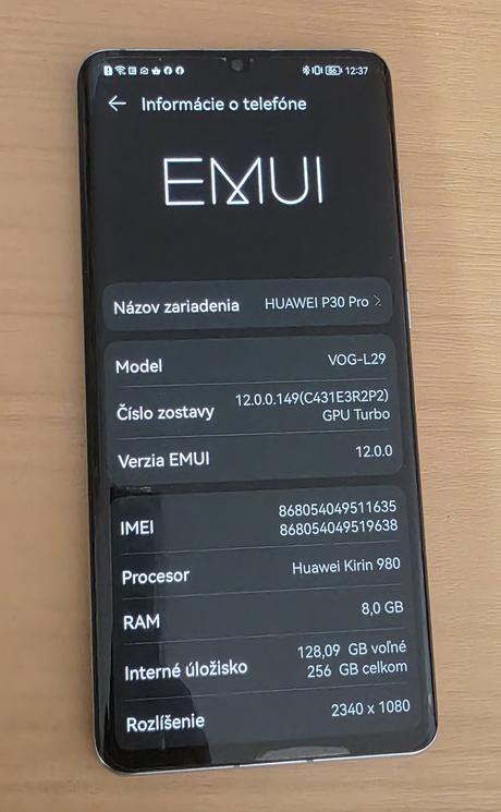 Huawei p30 pro + hodinky watch gt3, huawei