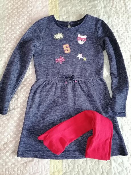 Teplákové šaty, palomino,134