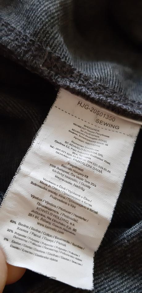 Šedé pevné legíny, kenvelo,s