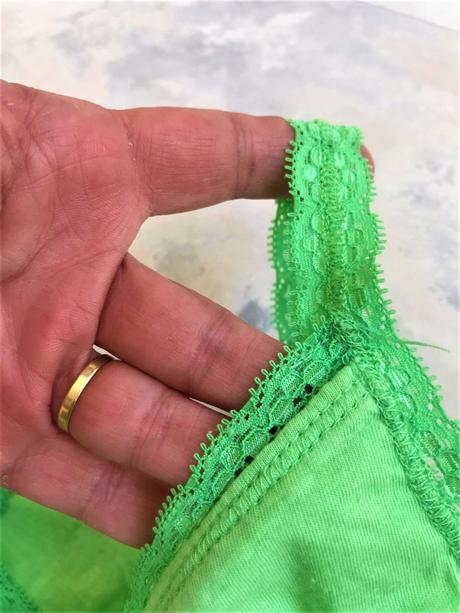 Jemné tielko s krajkou, fishbone,34