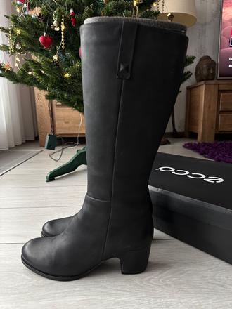 Damske kozene cizmy ecco, ecco,37