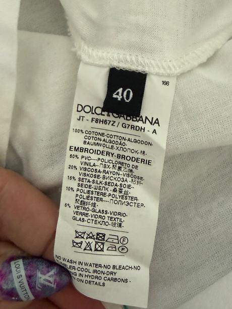 Tričko dolce & gabbana, l