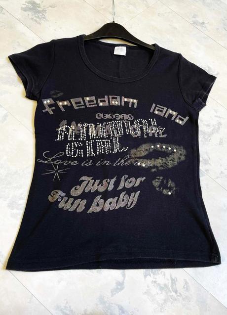 Tričko s trbliet.kamienkami, m