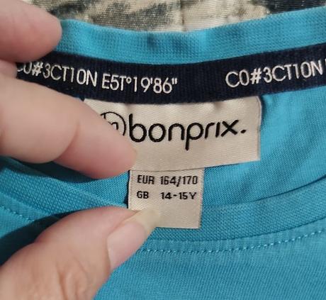 Modré bpc, bonprix,170