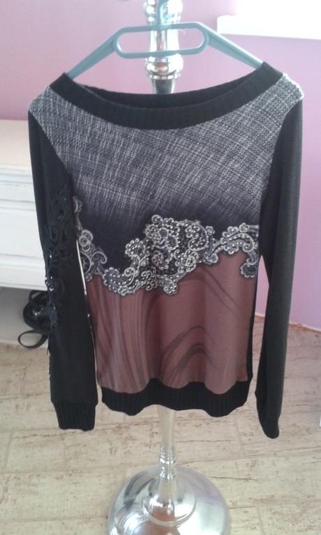 Sveter 4ks dlhy rukav s-m, s