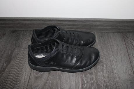 Geox cierne kozene teniskove topanky, geox,39
