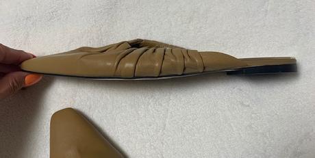 Kožené nízke šľapky zn. zara, zara,40