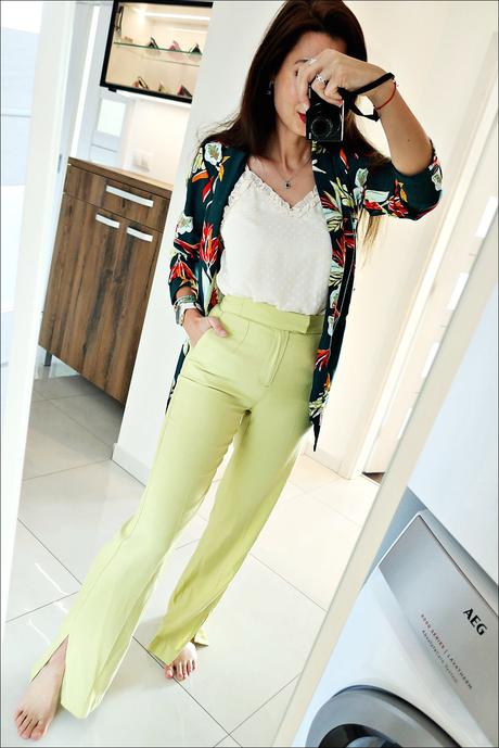 Letné široké nohavice, bershka,xs