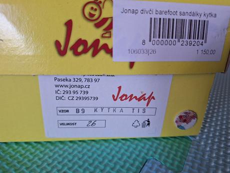 Sandálky jonap, jonap,26