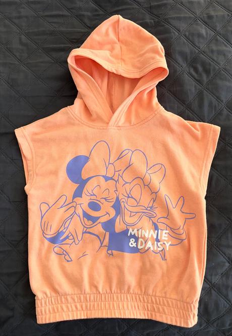 Tepláková mikina bez rukávov minnie, h&m,122