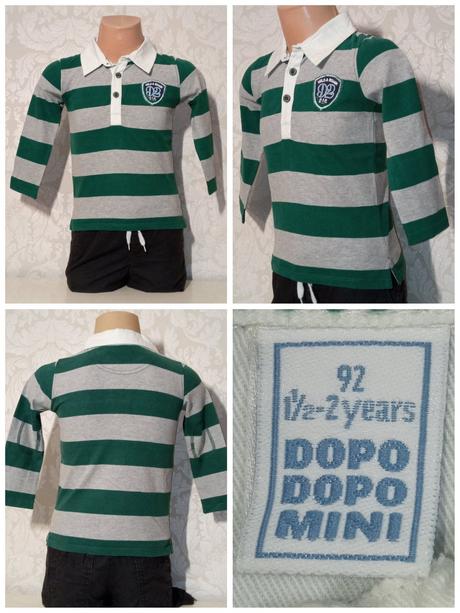 Chlapčenské pruhované polo tričko (92), dopodopo,92