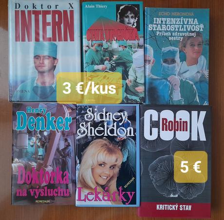 Lekárske romány a trilery, 