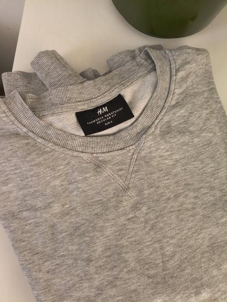 Čierna a sivá basic bavlnené mikiny l-xl, h&m,xl