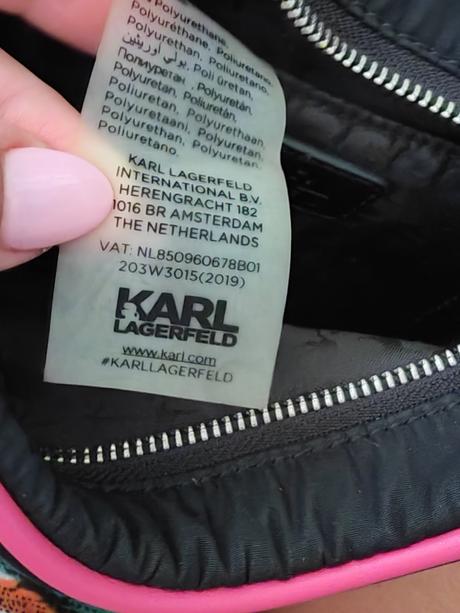 Karl lagerfeld originál moderná crossbody, karl lagerfeld