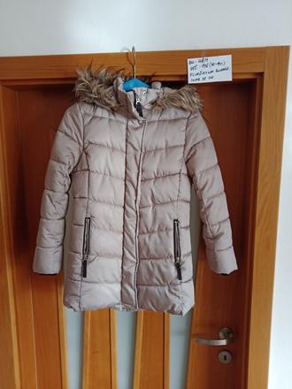 Dievčenské zimné kabáty zn.h&m veľ.140-146, 140