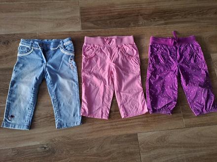 3x 3/4 nohavice, topolino,110