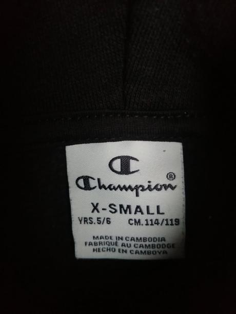 Mikina značková pre chlapcov vel. 5-6 r, champion,116