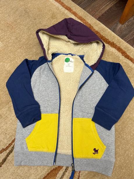 Zateplená mikina, mini boden,122