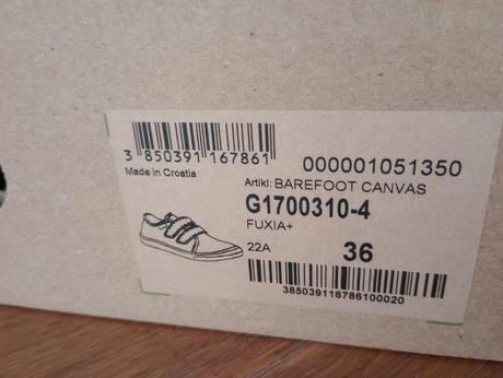 Froddo barefoot plátenky, froddo,36