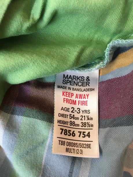 Košeľa s tričkom 2v1 zn. m&s, marks & spencer,98