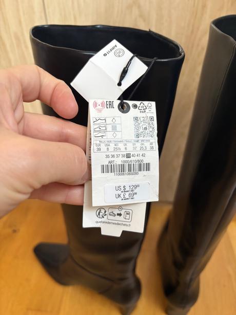 Čižmy zara, zara,39