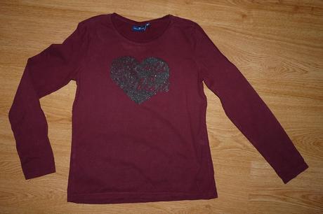Tričko so srdcom, tom tailor,140