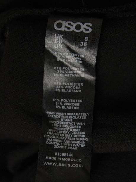 -šaty s volánom asos veľ. 34/36, xs