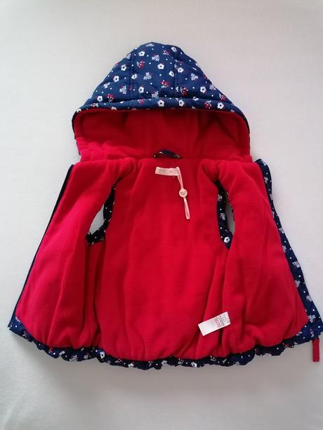 Nova prechodna/zimna vesta s kapucnou, m&co,80
