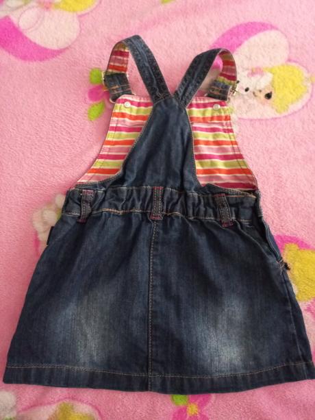 Rifľové šaty hello kitty 80, h&m,80