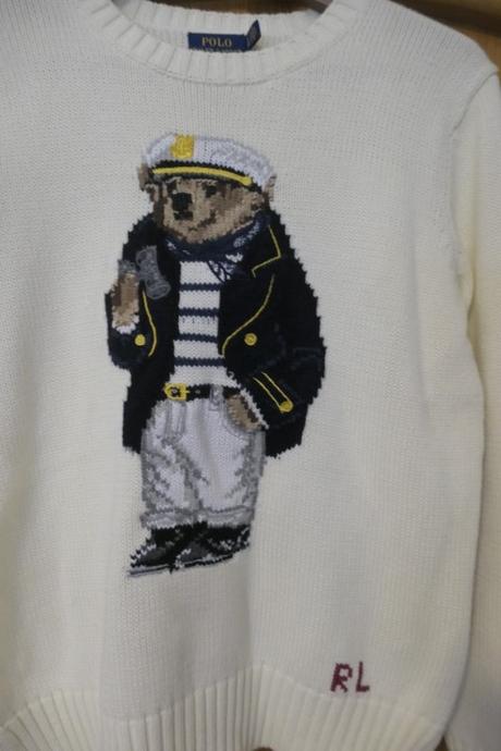 Ralph lauren bear original damsky sveter s-l, ralph lauren,m