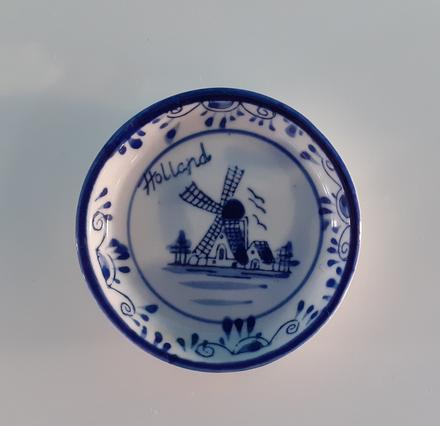 Holandská porcelánová miska delft blue handpainted, 