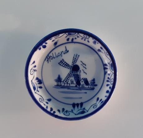 Holandská porcelánová miska delft blue handpainted, 