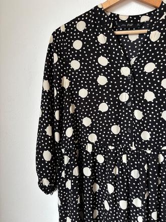 F&f bodkovane letne saty, f&f,xs