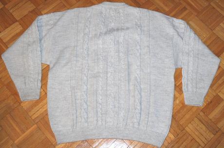 Pánsky teplučký vlnený pulóver, 54