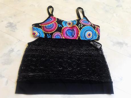 Luxusné krajkové tankini, l