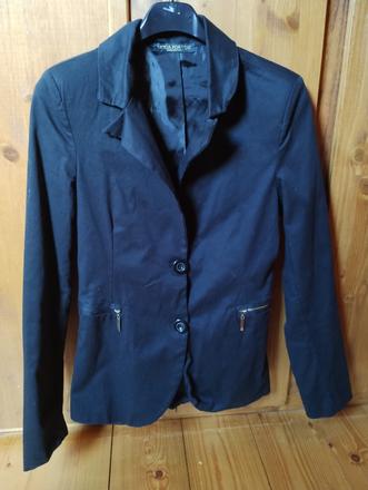 Čierne sako made in italy, s