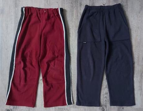 2 x flísové tepláčiky, 116