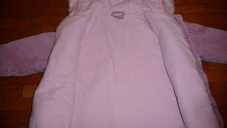 Teplá mendžestrová bundička pre princezné, next,98