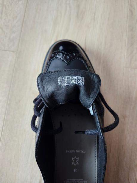 Kožené poltopánky oxford brogue geox respira, geox,38
