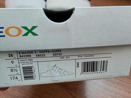 Nove kozene topanky geox, geox,26